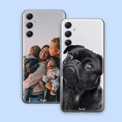 Samsung Galaxy A35 5G Hülle personalisiert mit foto. Handyhülle aus Silikon selbst gestalten Samsung Galaxy A35 5G. Geschenke personalisiert für frauen, mann, kinder,valentinstag, weihnachten