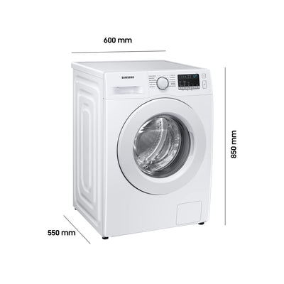 Samsung WW90T4048EE/EG Waschmaschine, 9 kg, 1400 U/min, Ecobubble, Hygiene-Dampfprogramm, FleckenIntensiv-Funktion, Digital Inverter Motor, Weiß