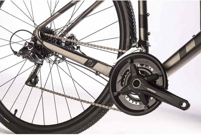 Airtracks 28 Zoll Herren Gravel Bike STERRATO 3.0 Fahrrad 2 x 8 Gang Shimano Claris RD-R2000 8-Fach (55cm (für Körpergröße 175-188cm))