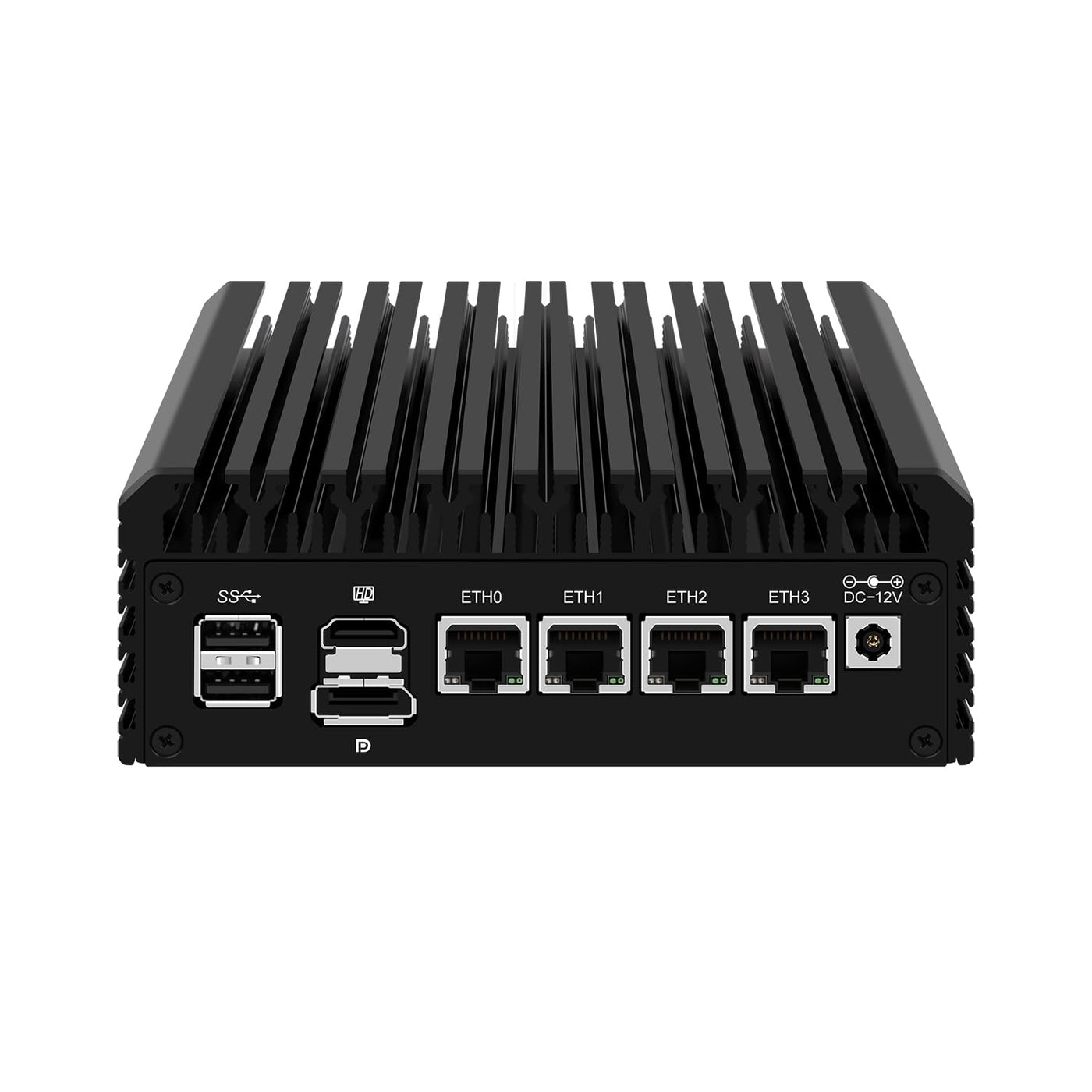 HUNSN Micro Firewall Appliance, Mini PC, pFsense, Mikrotik, OPNsense, VPN, Router PC, Intel N5105, RJ03, AES-NI, 4 x Intel 2.5GbE I226-V LAN, Type-C, TF, M.2 WiFi 6 Slot, 8G RAM, 64G SSD