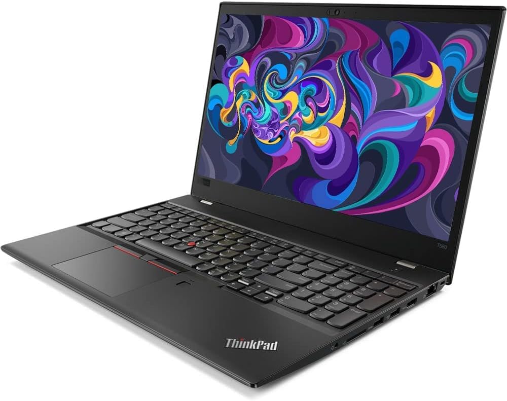 Lenovo ThinkPad T580 15,6 Zoll FHD Business Laptop, Intel Core i7-8650U bis zu 4,2 GHz, 16 GB DDR4 RAM, 256 GB Solid State Drive, Windows 10 Pro (erneuert)