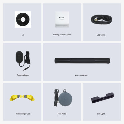 CZUR 14MP Buchscanner Faltbarer, Tragbar Dokumentenkamera, Dokumentenscanner mit OCR, für Windows und macOS, Scan bis zu A3, als LED Tischlampe mit 4 Farbe 6 Helligkeitsstufen (Aura Pro)