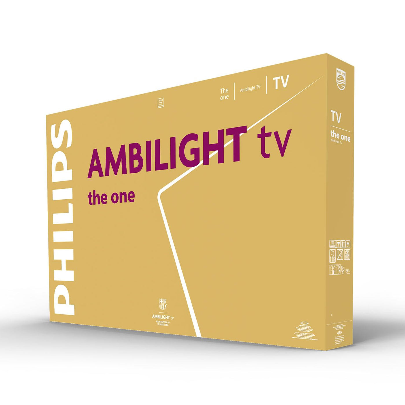Philips Ambilight 'The One' 50PUS9000 4K QLED Smart TV - 50 Zoll Display mit P5 Perfect Picture Engine Ultra HD, Titan OS, Dolby Vision und Dolby Atmos Sound