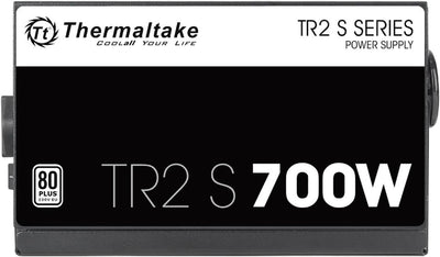 Thermaltake TR2 S 700W | PC-ATX-Netzteil | 80-Plus | leiser 120 Lüfter | EU zertifiziert | schwarz