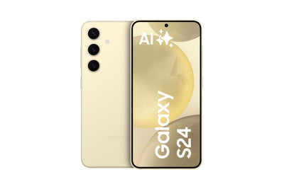 Samsung Galaxy S24 AI Smartphone, Android-Handy ohne Vertrag, 8 GB RAM, 256 GB Speicher, 50-MP-Kamera, Lange Akkulaufzeit, Amber Yellow, 3 Jahre Herstellergarantie