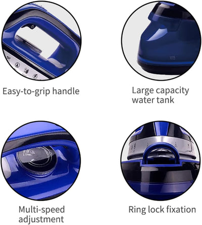 SOKANY SK-188 Anti-Kalk Dampfbügelstation, Keramiksohle Dampfbügeleisen, Leistungsstark 2400W, Wassertank 1,2L | Calc Clear-Technologie | Automatische Abschaltung