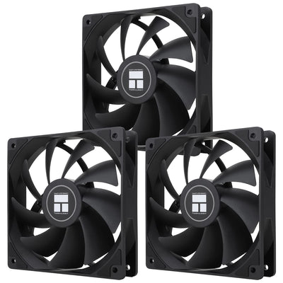 Thermalright TL-C12C CPU-Lüfter 120mm Gehäuse Kühler Lüfter, 4Pin PWM Silent Computer Lüfter mit S-FDB Lager enthalten, bis zu 1550RPM Lüfter