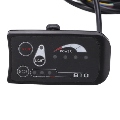 Dilwe 36V 48V LED S810 Elektrofahrrad-Display, Einstellungen Anpassen Gangspeicher Elektrofahrrad LED-Anzeigefeld f¨¹r Elektrofahrrad-RollerElectric refitting Accessories
