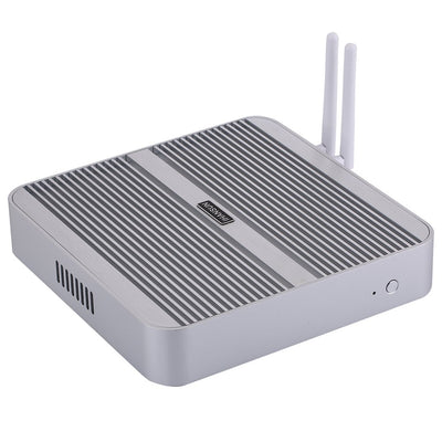 HUNSN Fanless Mini PC, Desktop Computer, HTPC, Kodi Box, Intel Core I3 4005U, Windows 11 pro or Linux Ubuntu, BM01, AC WiFi, BT, VGA, HDMI, 4 x USB3.0, 2 x USB2.0, LAN, 16G RAM 512G SSD