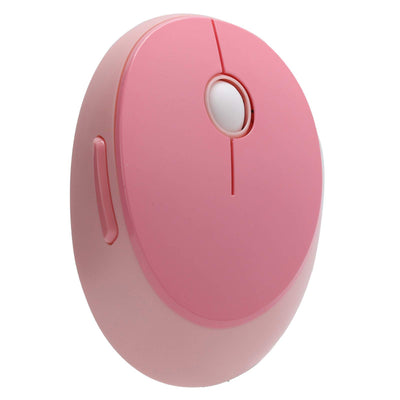 T opiky Wireless Keyboard Mouse Set, Full-Size Wireless Keyboard Mouse Combo, 2,4 GHz 104-Tasten-Retro-Tastatur und 1600 DPI einstellbare Maus für PC-Desktop-Computer Laptop(Rosa)