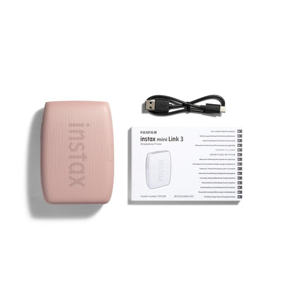 INSTAX mini Link 3 Smartphone Photo Printer, Rose Pink