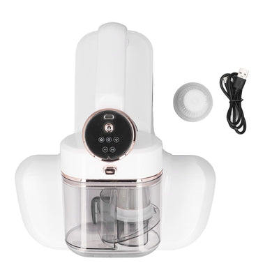 HELEVIA Matratzen-Staubsauger, 10 KPa, Starke Saugleistung, 3 Gänge, LED-Bildschirm, Hand-Stoffreiniger für Schlafsofa