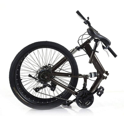 WSIKGHU Faltrad für Erwachsene 26 Zoll Mountainbike Faltrad Rennrad Faltrad 21 Gang Erwachsenenfahrrad 150 KG Offroad-Fahrrad Cityrad faltbar Fahrrad aus Kohlenstoffstahl