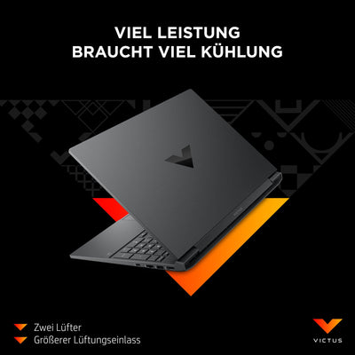 HP Victus Gaming Laptop | 15.6" FHD-Display | Intel Core i5-13420H | 16GB DDR4 RAM | 512 MB SSD | NVIDIA GeForce RTX 3050 | Windows 11 Home | QWERTZ-Tastatur | Mica Silver