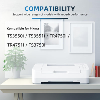 Neiber PG-575XL Schwarz Wiederaufbereitet Druckerpatronen Kompatible für Canon 575 XL, PG-575 Schwarz Kompatible für Canon PIXMA TS3550i TS3551i TS3750i TR4750i TR4751i Drucker (1er-Pack)