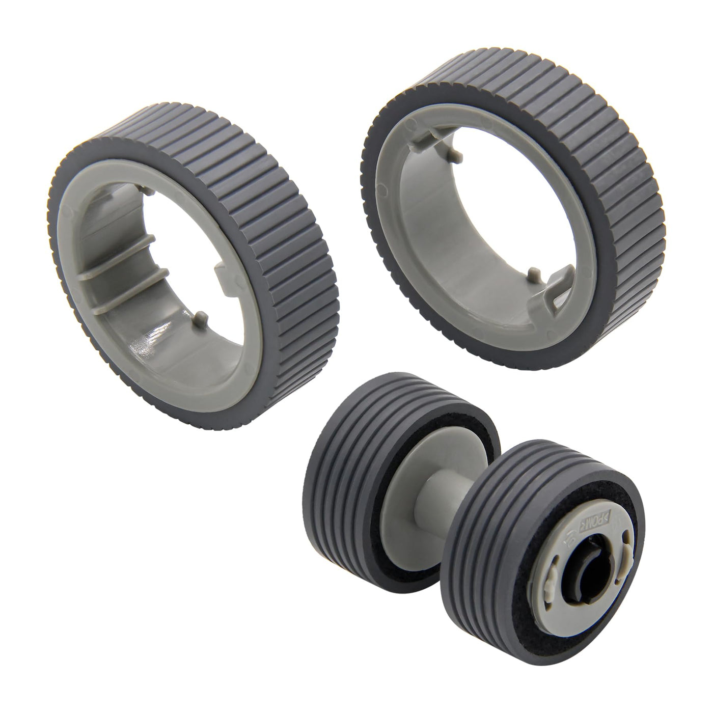 RURBRIN PA03670-0001 PA03670-0002 Scanner Papier Verbrauchsmaterial Kit Pick Roller + Bremsrolle Tonabnehmer Roller kompatibel mit fi-7260