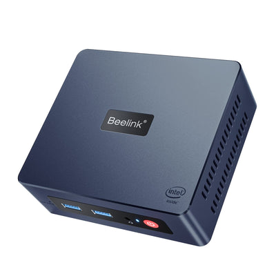 Beelink Mini S Mini-PC W11 Pro, Prozessor der 11. Generation N5095 (max. 2,9 GHz), 8 GB DDR4 + 128 GB SSD, WiFi 5 (802.11 b/g/n/ac), Bluetooth 4.0, Dual HDMI, 4k, USB 3.0