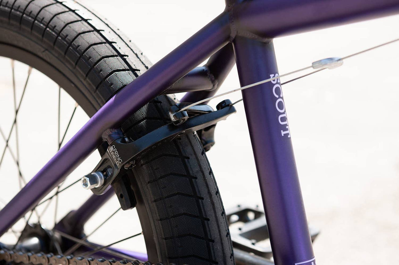 SUNDAY 2022 Scout 20 Zoll Komplettfahrrad Matt Translucent Purple 20.75TT