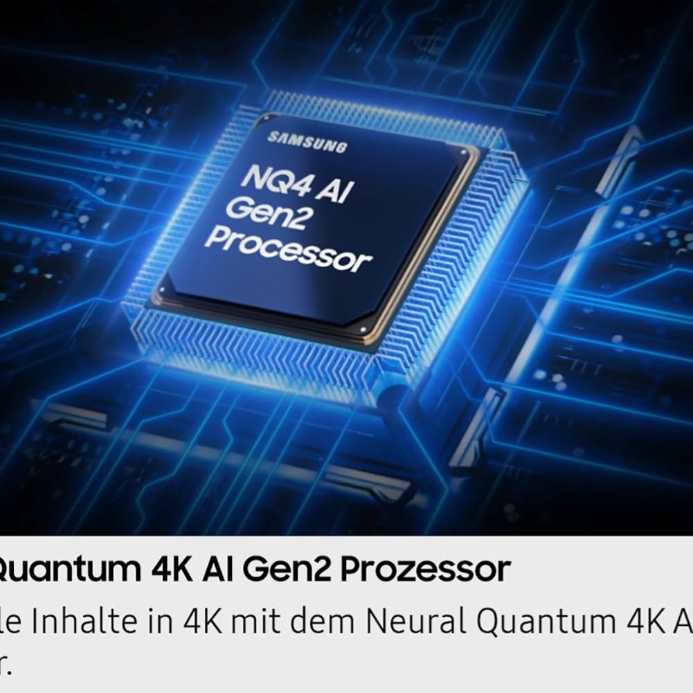 Samsung Neo QLED 4K QN70F 65 Zoll (163 cm) Mini LED Fernseher, NQ4 AI Gen2 Prozessor, Quantum Matrix Technology Slim, Motion Xcelerator 144Hz, AirSlim Design, Samsung Vision AI Smart TV
