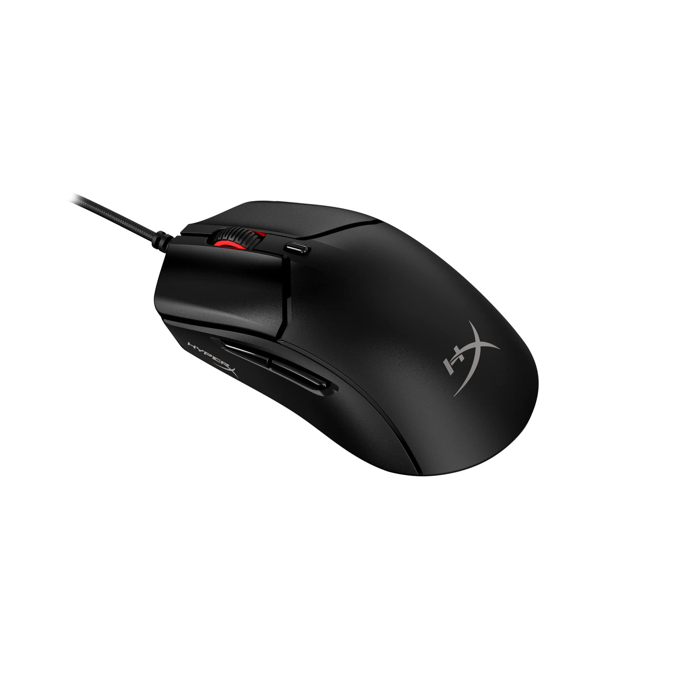 HyperX Pulsefire Haste 2, Kabelgebundene Gaming-Maus, 53 g, 26K Sensor, 26.000 DPI, 8000 Hz Abfragerate, 6 Programmierbare Tasten, RGB-Beleuchtung, PC/Xbox/PS-kompatibel, Schwarz