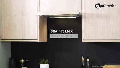 Bauknecht DBAH 65 LM X Dunstabzugshaube Flachschirm / 60cm / Für Abluft- und Umluftbetrieb geeignet / 85,8 kWh / LED / 3 Leistungsstufen / Energieeffizienzklasse D