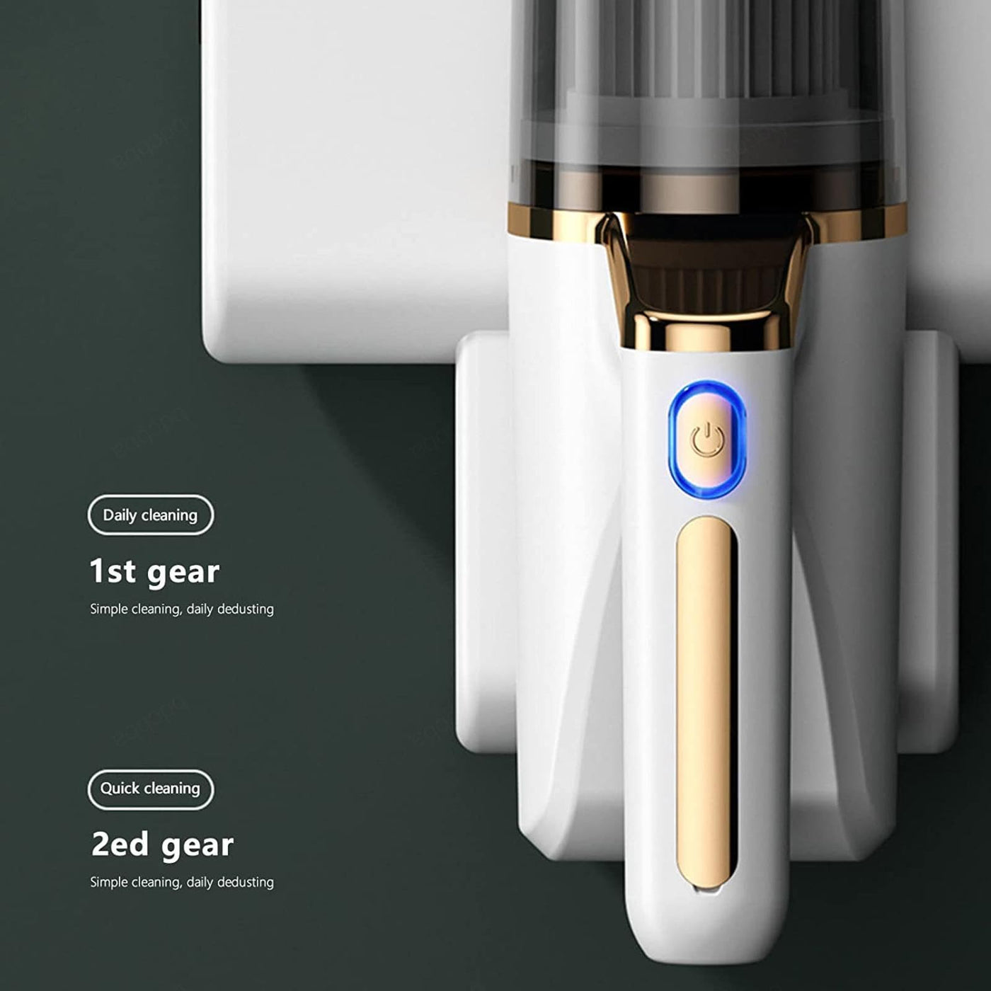 Matratzenreiniger GeräT, Entfernt 99,9% Bakterien, Allergene, Staub-Milben Matratzenreiniger Mit Uv-Licht Und Vibration Matratzenstaubsauber 8 Kpa Tiefenmatratzenreiniger,Green