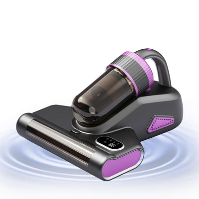 BUICXJKZ Milbensauger für Matratzen, Milbensauger mit UV-Licht 15Kpa Starke Absaugung, 500W Milbenstaubsauger mit LED-Anzeige, Matratzenreiniger für hygienische Reinigung, für Allergiker