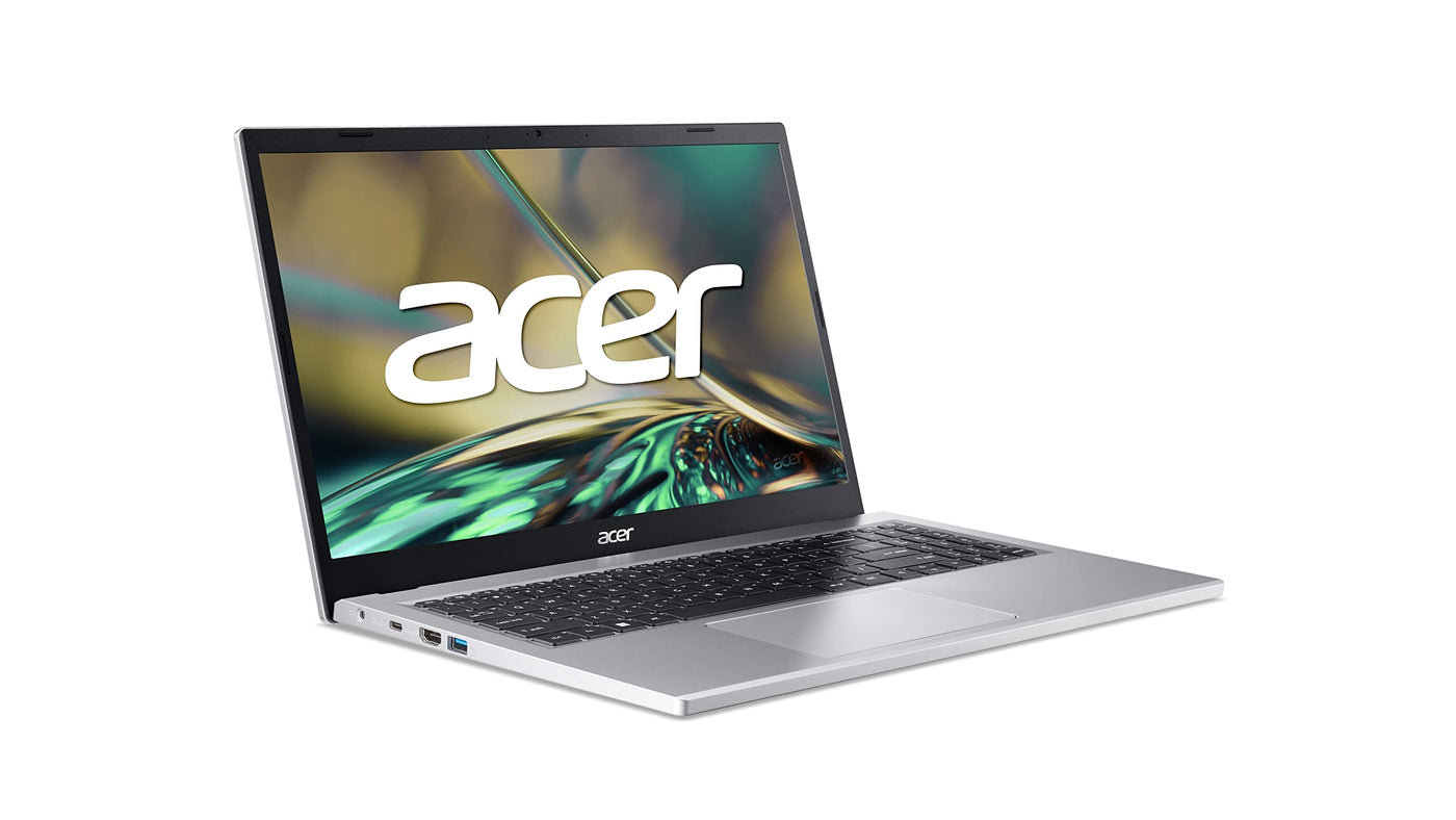 Acer Aspire 3 (A315-24P-R9JA) Laptop | 15.6 FHD Display | AMD Ryzen 5 7520U | 16GB RAM | 512GB SSD | AMD Radeon Graphics | Windows 11 | QWERTZ Keyboard | Silver
