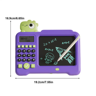 Lernspielzeug zum Zeichnen, LCD-Schreibtablett - LCD-Zeichen- und Schreibtablett 2-in-1-Elektrospielzeug,Löschbarer Zeichenblock National Learning Doodle Board Lernspielzeug für Kleinkinder