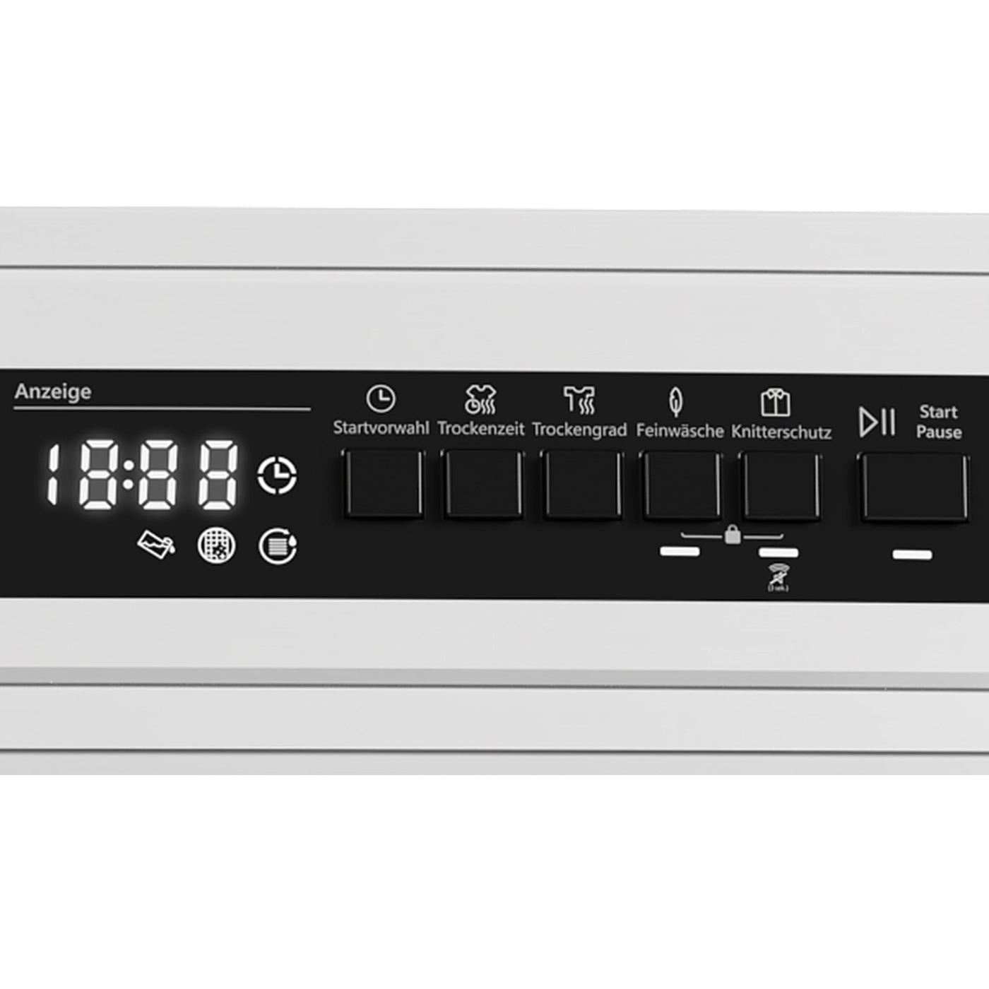 Telefunken T-11-400-W Kondenstrockner / 7kg Trockner mit 15 Programmen, Startzeitvorwahl, Knitterschutz & reversierenden Trommelbewegungen, weiß