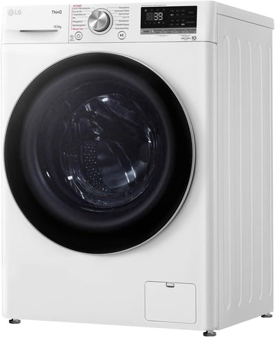 LG Electronics Waschmaschine 10,5 kg AI DD Steam TurboWash 360° ThinQ Neue Wohlfühl-Trommel F6WV710P1 Weiß