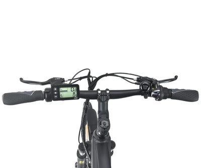 smartEC Trek-28H E-Bike Trekking Herren 250W Hinterradmotor Li-Ion Akku 36V/13Ah Elektrofahrrad 28 Zoll Reichweite 90km bis 25 km/h Trekking City (Schwarz)