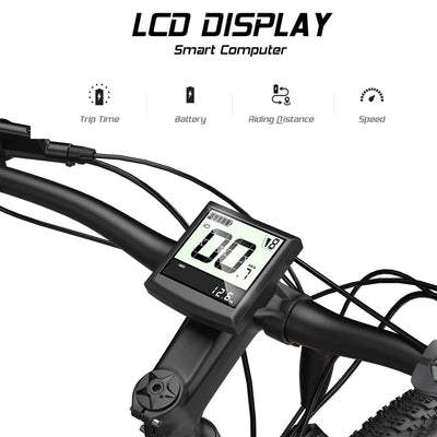 cysum Speedy E-Bike Damen Herren, 27,5/29 Zoll E-Mountainbike, Elektrofahrrad mit 48V14Ah Wechselakku, 100km Reichweite, 25km/h, Hydraulische Scheibenbremse (29'' GRÜN)