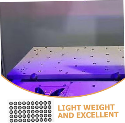 Uonlytech 15 Blatt Scanner Reflektionsfolienaufkleber 3D Scan Referenzpunkte Reflektionsfolienpunkt 3D Scan Reflektionspunkte 3D Scanmarkierungszubehör Verdicken Das Haustier