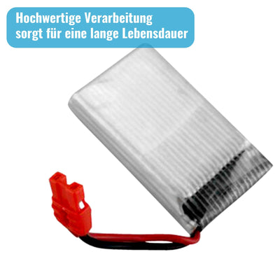 3.7V 1200-mAh 1S Li-Po Akku Syma HC Stecker u. MX2.0 2P Molex Adapter, Lithium-Polymer Batterie, Kompatibel mit X5HC X5HW X5SW X5SC-1, RC Quadcopter, Drohne, Auto, Hubschrauber, Spielzeug, Beleuchtung
