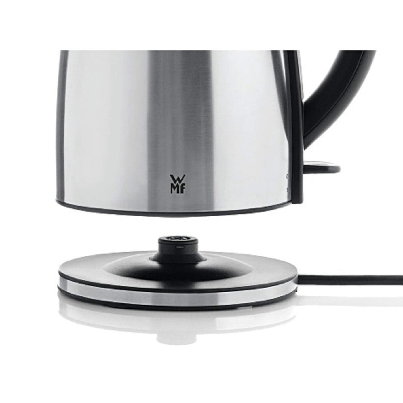 WMF Stelio Wasserkocher Edelstahl 1,2l, elektrischer Wasserkocher mit Kalk-Wasserfilter, 2400 W, Wasserstandanzeige beleuchtet, edelstahl matt