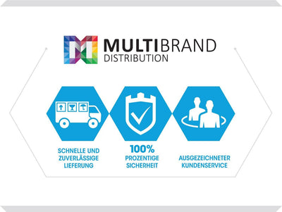 Multibrand Probike Adventure 24 Zoll Mountainbike 18 Gang Mädchen-Fahrrad & Jungen-Fahrrad, geeignet ab 130-155 cm (Weiß-blaues Aluminium)