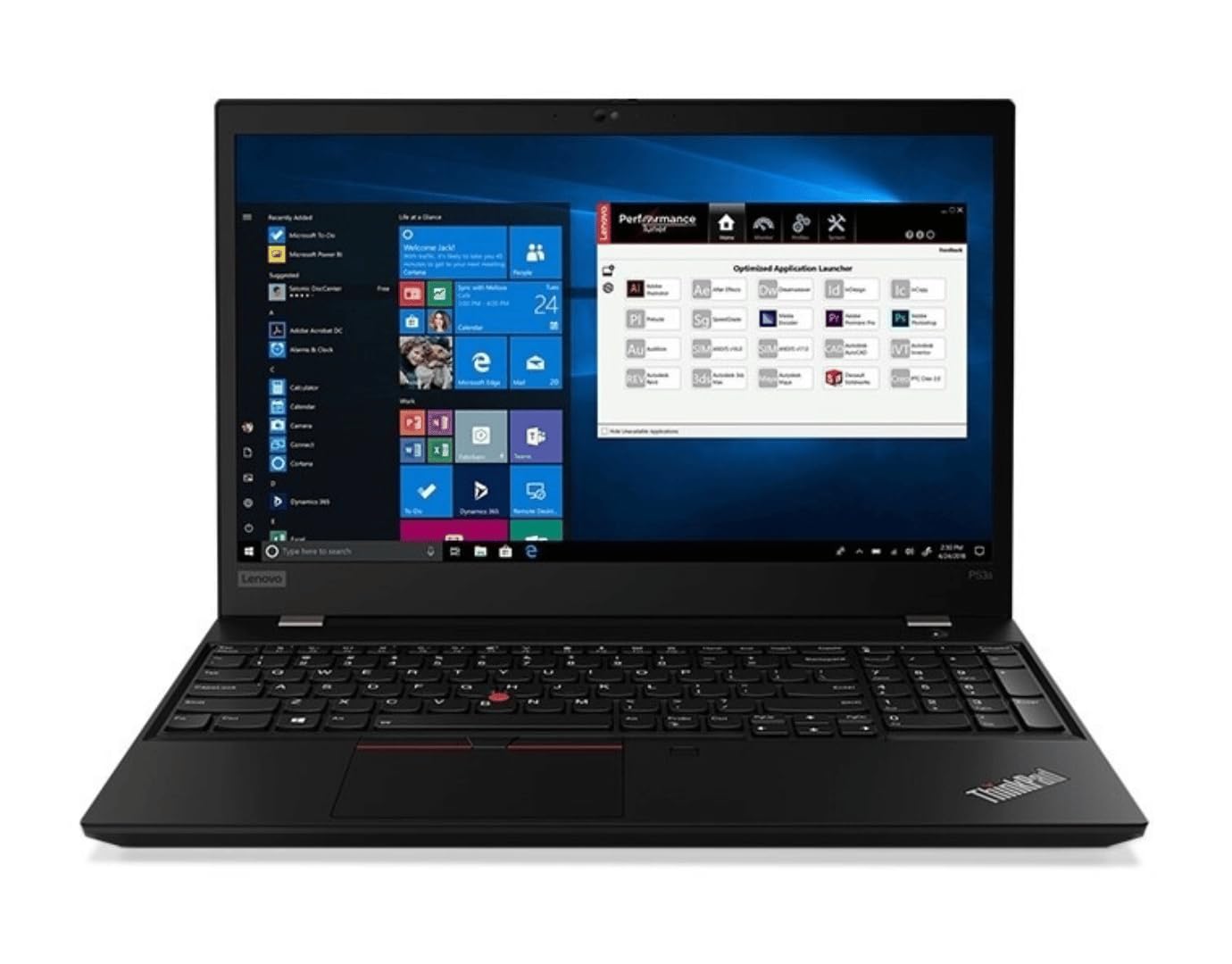 Lenovo ThinkPad P53s 15,6 Zoll 1920x1080 Full HD Intel Core i7 8665U 512GB SSD Festplatte 32GB Speicher Windows 11 Pro Nvidia Quadro P520 Notebook Laptop (Generalüberholt)