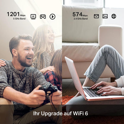 TP-Link Archer TX20U Plus WLAN Stick Für PC, WiFi 6 AX1800 Dual Band, USB 3.0, MU-MIMO, Antennen mit hoher Verstärkung, WPA3-Verschlüsselung, Kompatibel mit Windows 11/10, Schwarz, único