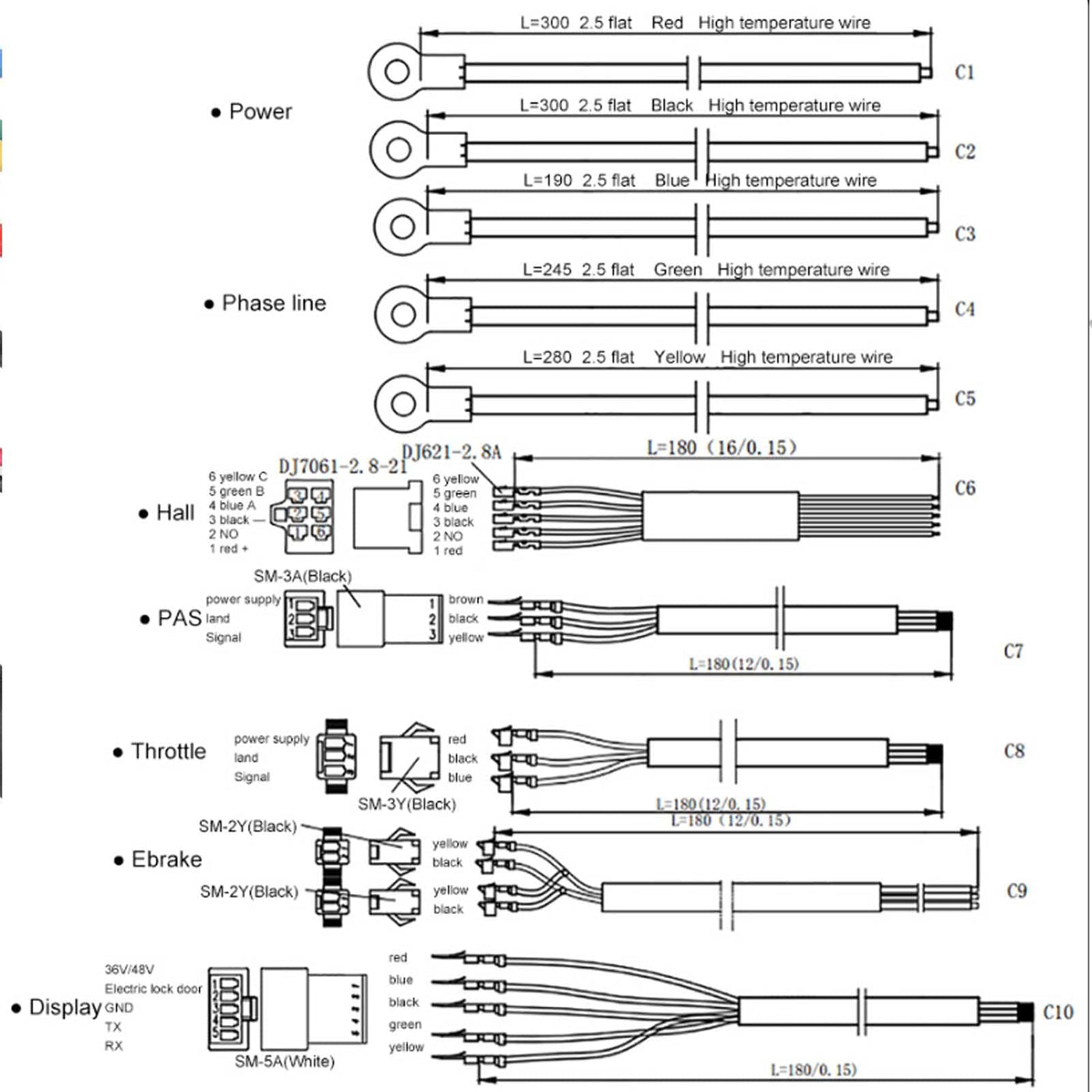 KIMISS Brushless Motor Controller, Zubehör für Mountainbike 48V Controller 1500W Elektrisch mit Bluetooth 36V 48V 1000W 1500W