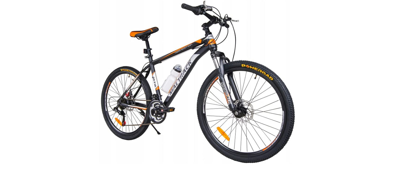 BDW Mountainbike 18 Gang Schaltung, Scheibenbremse 26 Zoll Reifen | 18 Zoll Rahmen MTB | Additive ! (Rot)