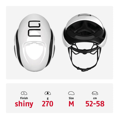 ABUS 77601 Fahrradhelm, Weiß (Polar White), M (52-58 cm)