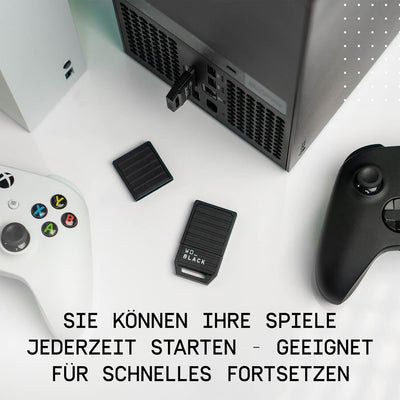WD_BLACK C50-Erweiterungskarte für Xbox 1 TB (offiziell lizenziert für Xbox, Xbox Velocity Architecture, Plug-and-Play, mehr Titel speichern) Schwarz