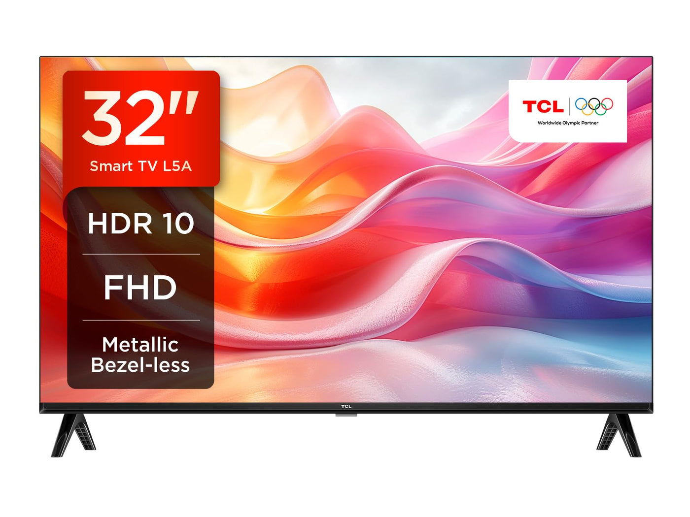 TCL 32L5A, 32 Zoll Fernseher, FHD, HDR smart TV unterstützt bei Android TV (Kindermodus, Dolby Audio, kompatibel mit Google Assistant)
