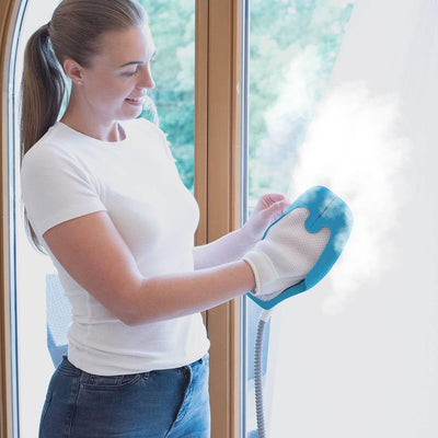 LIVINGTON SteamTouch - Ergonomischer Handdampfreiniger - Dampfreiniger - Entfernt Schmutz mit der Kraft von Dampf - Gegen Gerüche, Keime, Bakterien & Viren