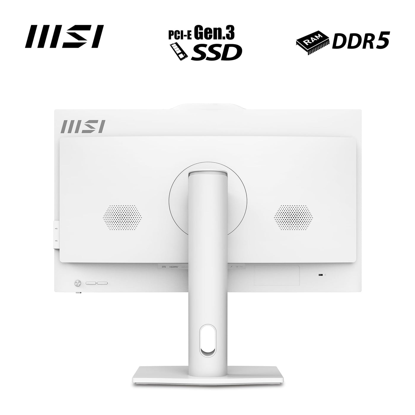 MSI PRO AP242P 14M-634DE AIO Desktop PC, 23,8 Zoll FHD IPS 100 Hz Bildschirm, i7-14700, 16 GB DDR5 RAM, 512GB PCIe NVMe SSD, WiFi 6E, Webcam - Tastatur, Maus, Windows 11 Pro - weiß
