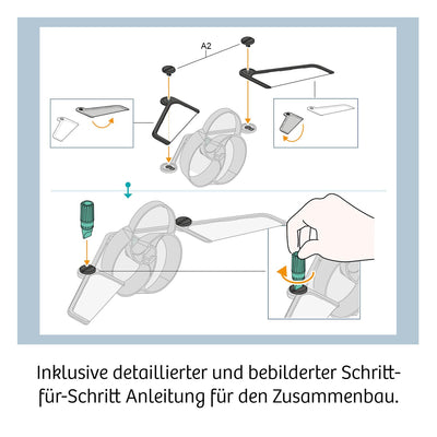 Kosmos 621339 Flybots, faszinierende Flugobjekte, Technik Physik Experimentierkasten für Kinder ab 8 Jahre