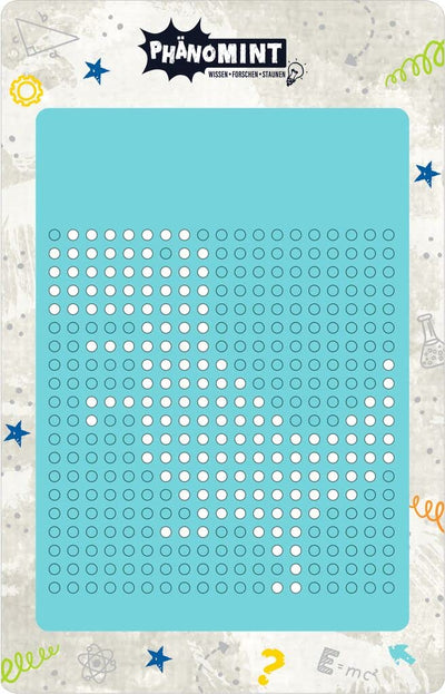 moses. 30340 PhänoMINT Magnet-Zaubertafel – Zum Kreieren von magischen Bildern, Magnetische Zeichentafel mit Vorlagen, Kreativ-Set für Kinder, Tafel & Stift, Türkis