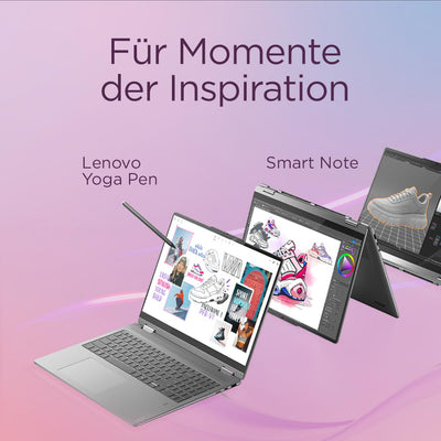 Lenovo Yoga 7i 2-in-1 AI Laptop | Copilot+ PC | 14" 2.8K OLED | Intel Core Ultra 7 | 16GB RAM | 512GB SSD | Intel Arc Grafik | Win11 | QWERTZ | inkl. Yoga Pen | 3 Jahre Garantie Exklusiv bei Amazon