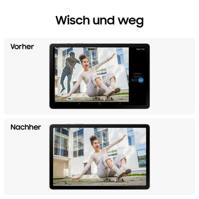 Samsung Galaxy Tab S10 Lite AI Tablet, Android Tablet, 8 GB RAM, 256 GB Speicher, 27,7 cm/10,9" Display mit 90 Hz, Inkl. S Pen, Wi-Fi, Silver, 3 Jahre Herstellergarantie [Exklusiv auf Amazon]